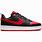 Nike Court Borough Low Red Black