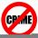 No Crime Sign SVG