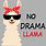 No Drama Llama Clip Art