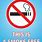No Smoking Signs Cool