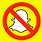 No Snapchat Sign
