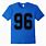 Number 96 Jersey