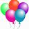 Number Birthday Balloon Clip Art