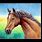 Oil Pastel Horse
