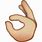 Okay Hand Sign Emoji
