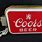 Old Coors Lighted Beer Signs