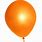 Orange Birthday Balloons Clip Art