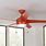 Orange Ceiling Fan