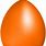 Orange Easter Egg Clip Art