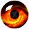 Orange Iris Eye