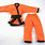 Orange Karate Uniform