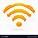 Orange Wifi Icon