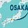 Osaka Japan Location