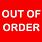 Out of Order Sign Template