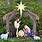 Outdoor Christmas Yard Nativity Scene