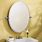 Oval Tilting Bathroom Mirror