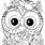 Owl Coloring Pages for Teenage Girls