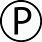 P Circle Symbol