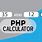PHP Calculator