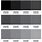 PMS Gray Color Chart