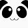 Panda Eyes Cartoon