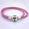 Pandora Pink Leather Bracelet