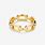 Paper Clip Ring Gold