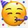 Party Face Emoji PNG