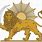 Persian Flag Lion