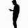 Person On Phone Silhouette