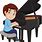 Piano Player Cartoon