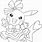 Pikachu Girl Coloring Pages