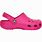 Pink Crocs Shoes