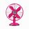 Pink Desk Fan