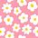 Pink Floral Cartoon Background