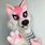 Pink Furry Wolf Fursuit