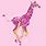 Pink Giraffe Baby