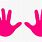 Pink Hand Clip Art