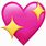 Pink Heart Sparkle Emoji