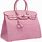 Pink Hermes Bag
