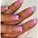 Pink Nails Art French