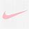 Pink Nike Swoosh