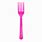 Pink Plastic Fork