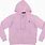 Pink Polo Zip Up