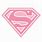 Pink Superman Logo