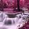 Pink Waterfall Wallpaper