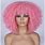 Pink Wig Curly