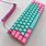 Pink and Blue Keyboard