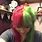 Pink and Green Hair Dye