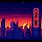 Pixel Art Sunset City